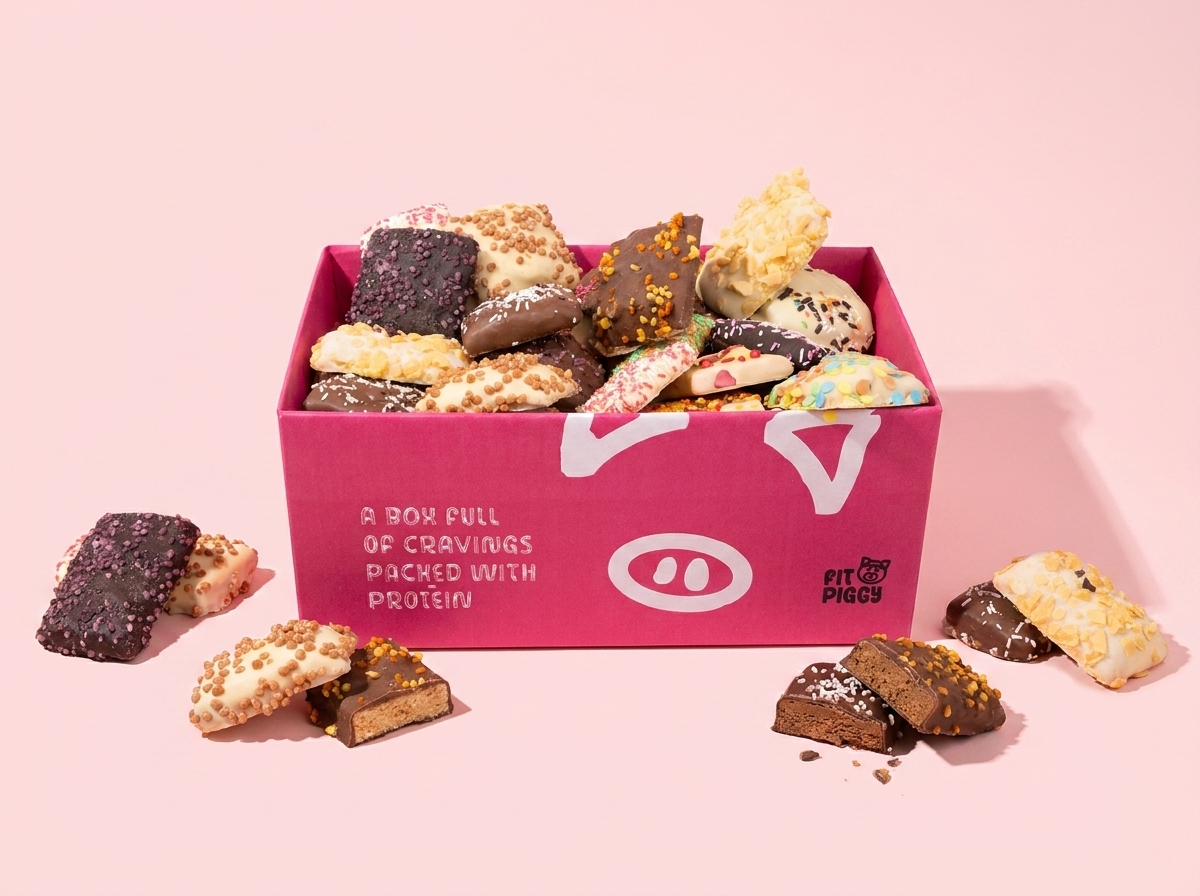 Fit Piggy kennismakingsbox met handgemaakte treats